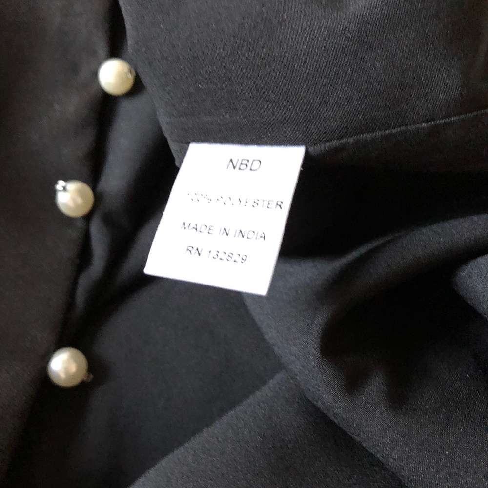 NWOT NBD x Revolve Distance Pearl Dress Sz XS - Picture 7 of 8